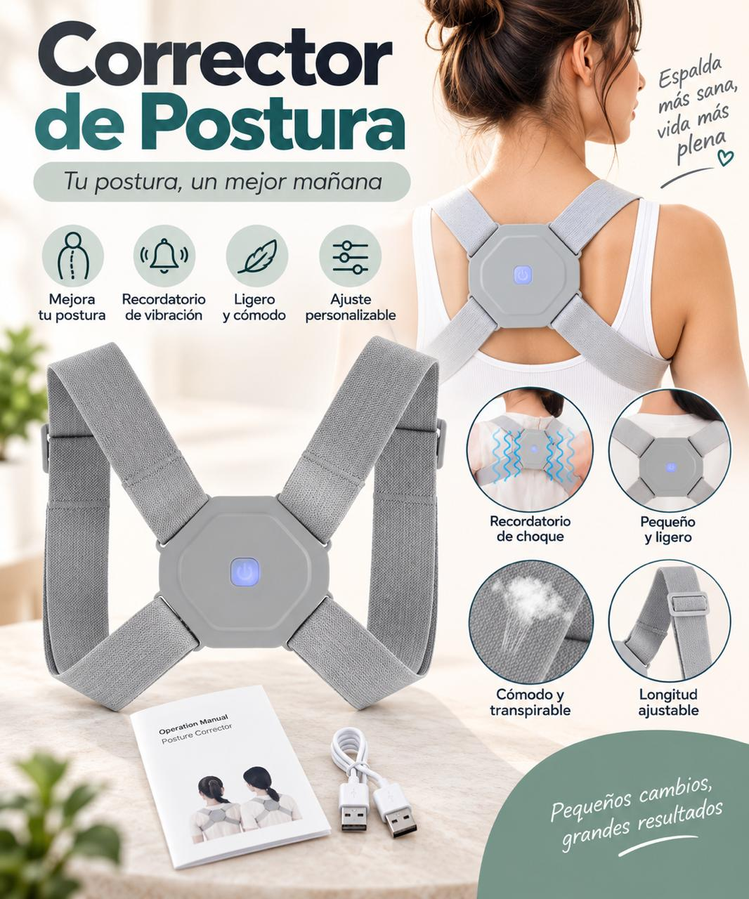 CORRECTOR DE POSTURA CON SENSOR