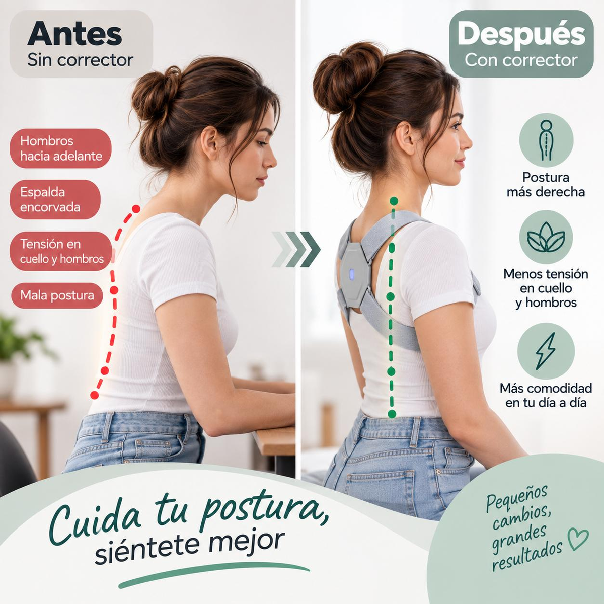 CORRECTOR DE POSTURA CON SENSOR