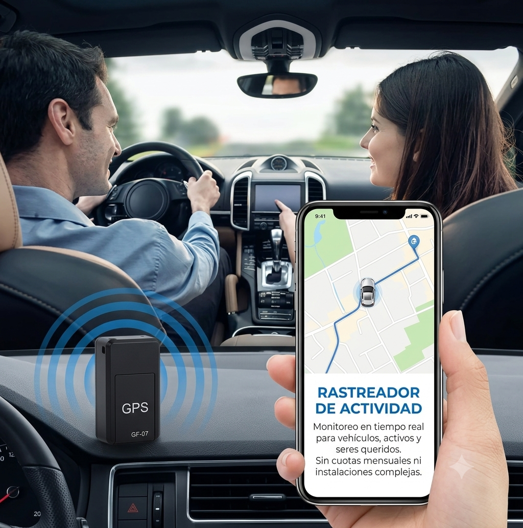 Mini GPS Magnético Oculto — Sabe Dónde Está Todo lo que Amas, en Tiempo Real